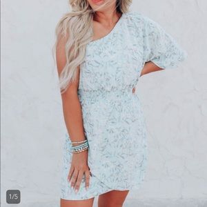 Nwt light blue boutique dress